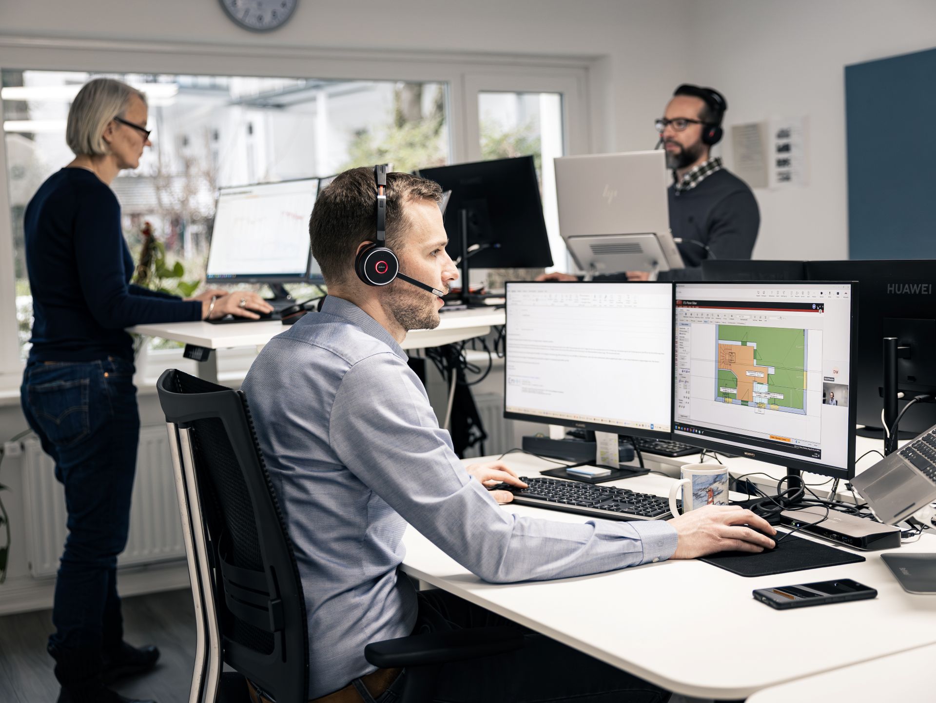 Energieberatung Hamburg bei der Arbeit